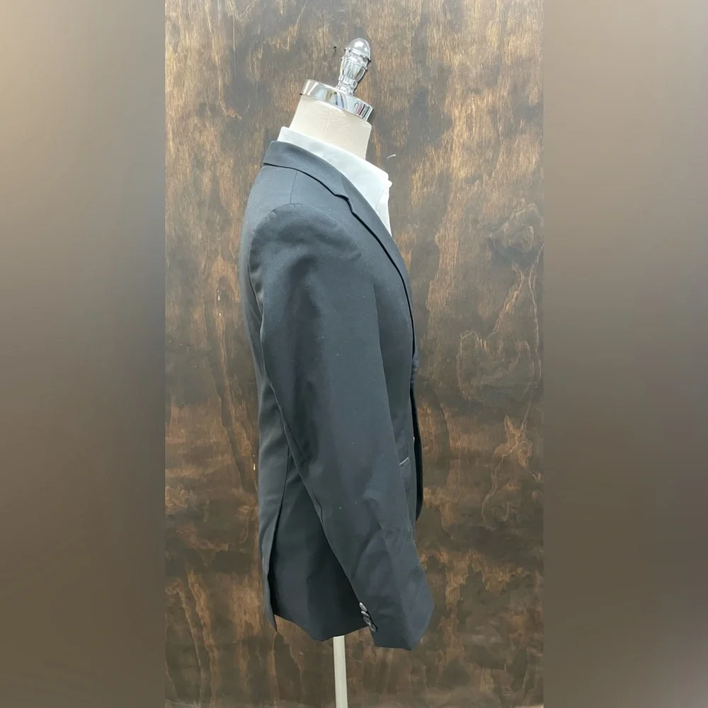 HUGO BOSS The Grand/Central Virgin Wool Suit Jacket‎ in Black Size 36 R